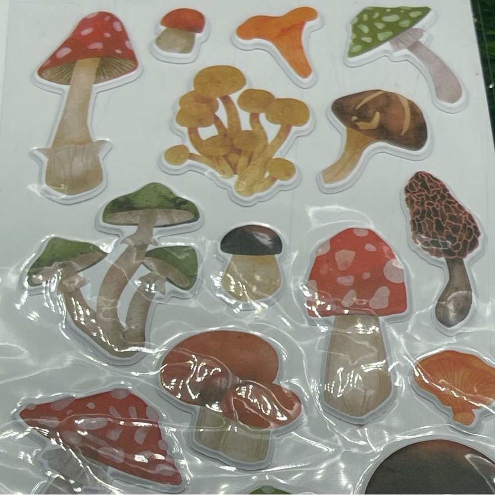 The Paper Studio Mushroom Puffy Stickers 20pc, NWT - Picture 4 of 4
